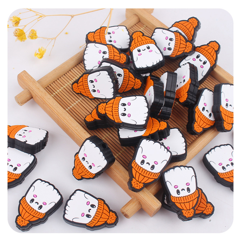 Productos creativos para bebés DIY botellas de dibujos animados joyas de silicona tetas de bebé anti-caída cadena de dientes molares accesorios de pulsera de goma