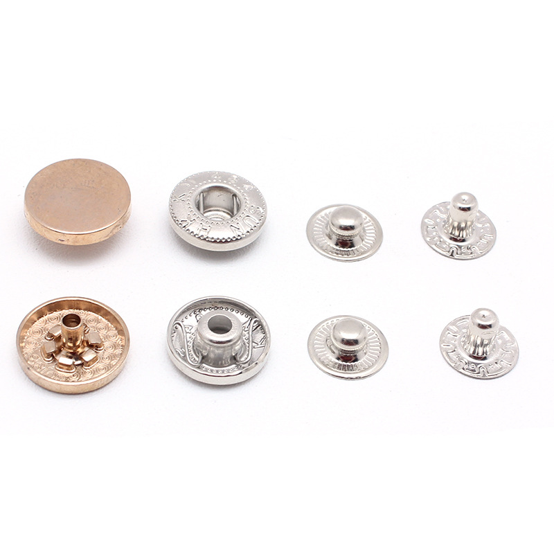 奥道供应铜铁四合扣 隐形四合扣 羽绒服纽扣 扣子批发