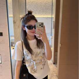 深圳南油D迪家正确高版26马年限定款飞马主题印花潮牌短袖棉T恤