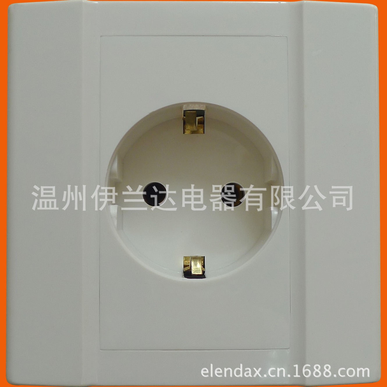 供应86型暗装欧式墙壁插座　欧式插座　接地插座　(F1210)