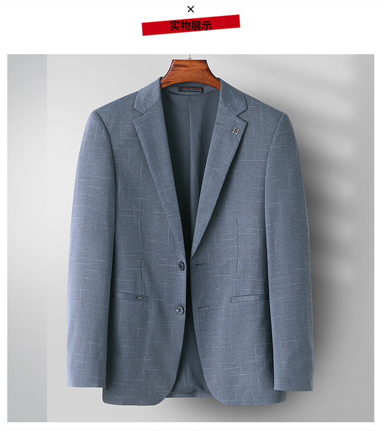 Fashionable spring classic suit jacket for leisure