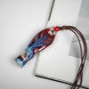 Retro ceramics, whistle, necklace, accessory for beloved, sweater, long pendant, mid-length, wholesale