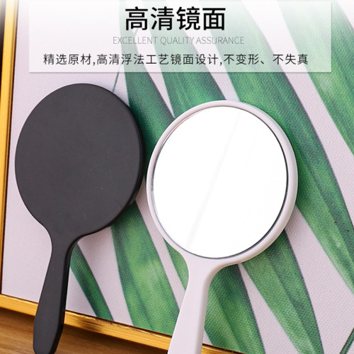 Small round mirror wholesale handle makeup mirror cute mini vanity mirror printable lg handheld mirror customized portable mirror