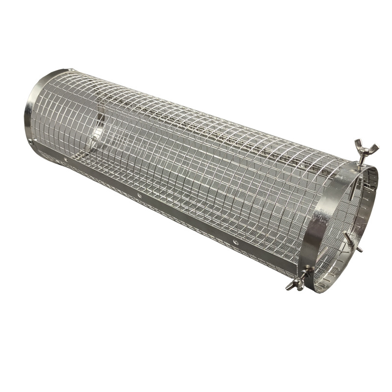 [Malla de agujero cuadrado] 304 de acero inoxidable anti-escaldadura neta tienda al aire libre estufa de camping chimenea red de tuberías Escudo de chimenea