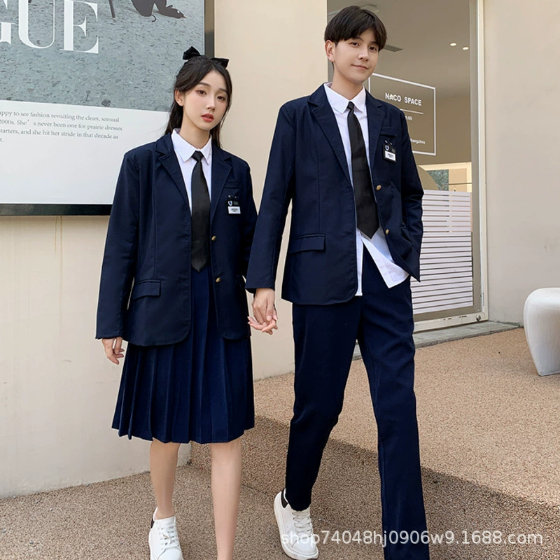 Костюм школьной формы для младших и старших школьников, классная форма старшеклассника, пиджак, студенческая форма, классная форма в студенческом стиле
