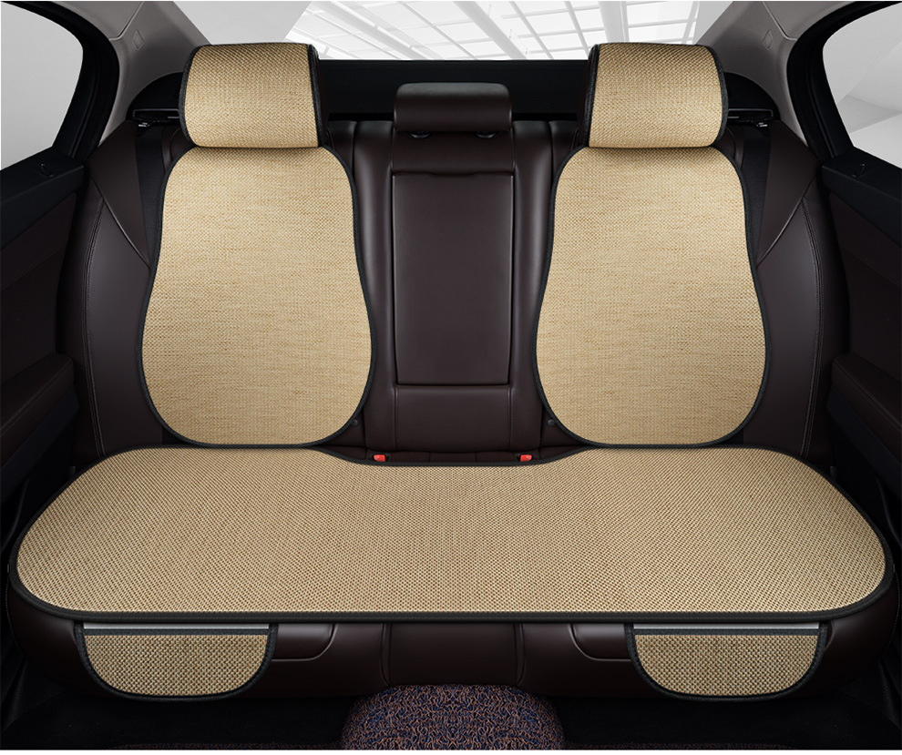 Car Seat Cushion Four Seasons Universal Summer Linen Breathable