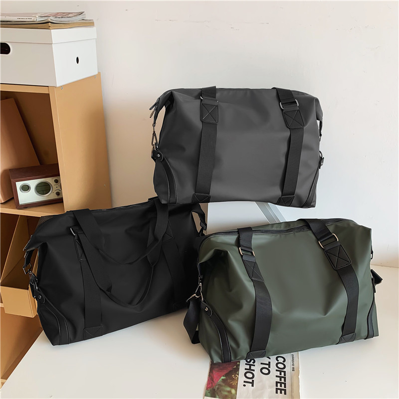 Nuevo bolso de viaje de color sólido, bolso de yoga de mano de gran capacidad, bolso de ocio, bolso de ejercicio, bolso de viaje corto.