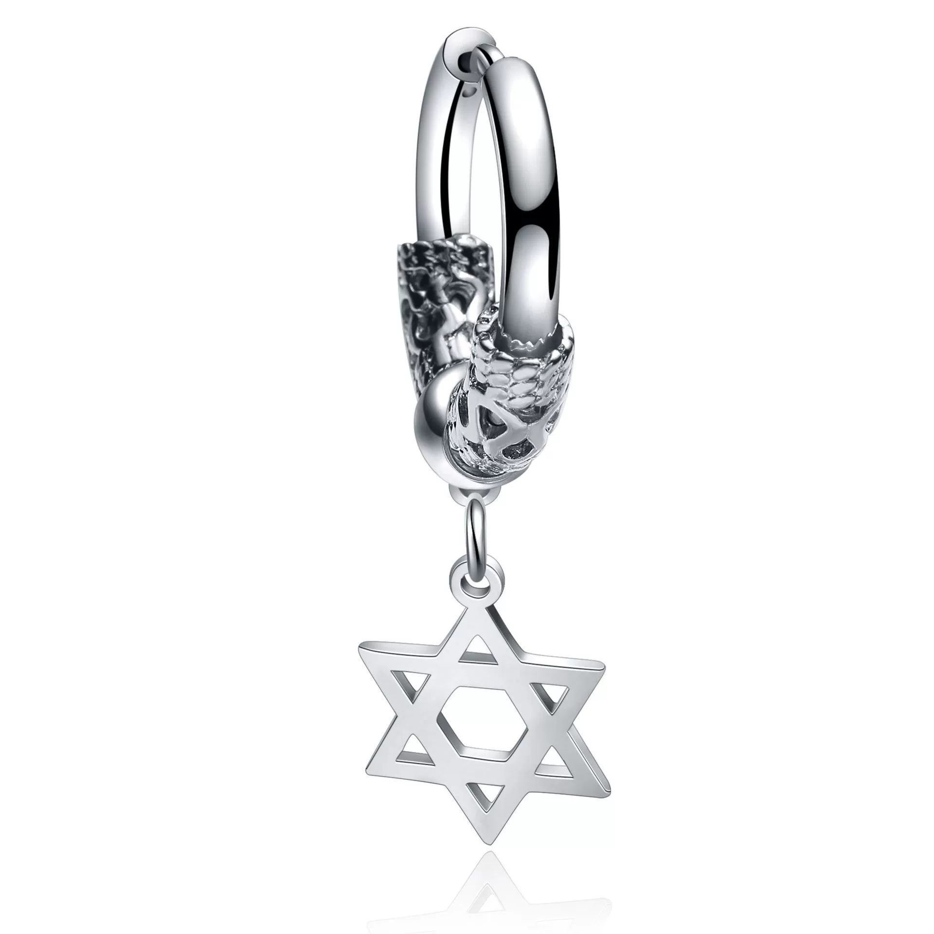 宝莎莉娜 Creative earrings stainless steel, Korean style, simple and elegant design