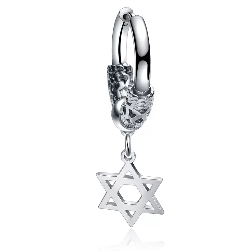 宝莎莉娜 Creative earrings stainless steel, Korean style, simple and elegant design
