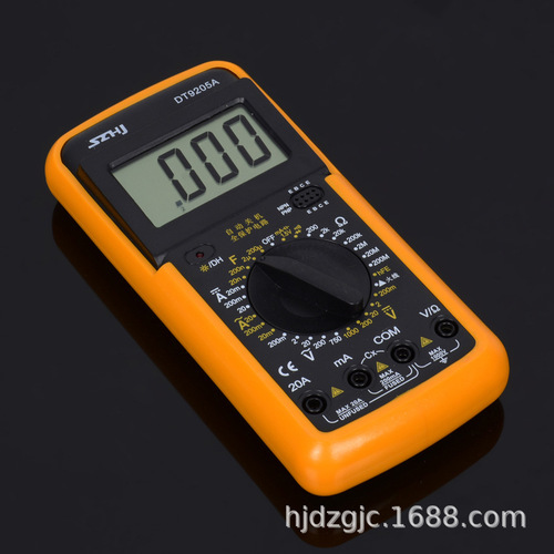 Hengjiang Instruments Handheld Voltage Test Multifunction High-Precision Desktop DT9205A Digital Multimeter