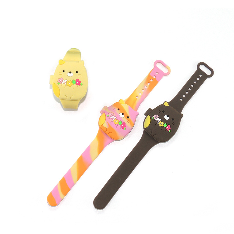 Silicone children's electronic cartoon watch