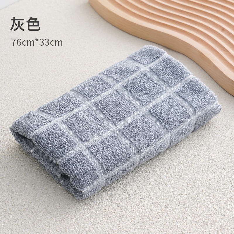 Toalla de algodón grande para lavar la cara, baño no es fácil de perder el cabello para adultos, hombres y mujeres, algodón suave y grueso, toalla de absorción de agua