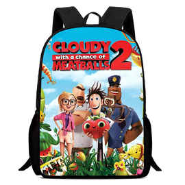 天降美食2Cloudy with aChance ofMeatballs2学生书包 卡通双肩包