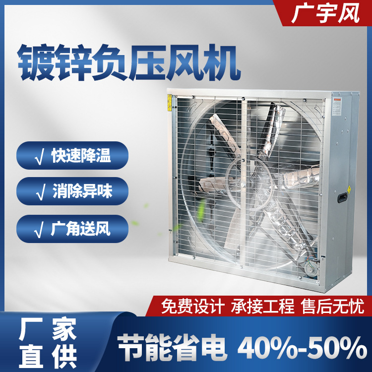工厂镀锌负压风机养殖场加厚通风换气扇厂房车间大功率工业排风扇