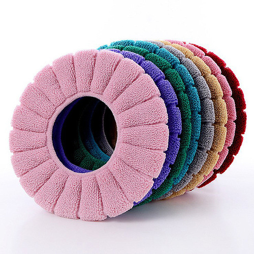 Universal thickened warm toilet seat cushion household toilet seat cushion suede toilet seat warm toilet seat cushion