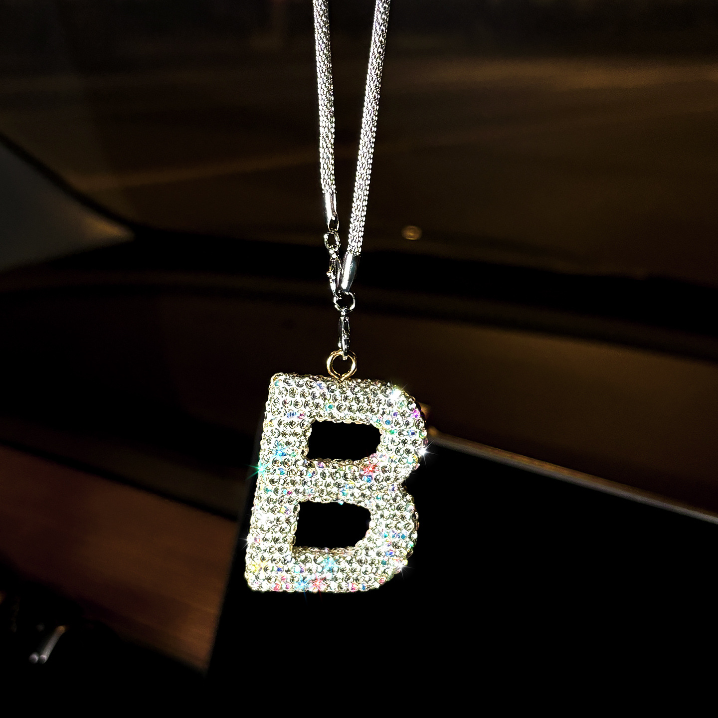 펜던트-다이아몬드 문자 [B]