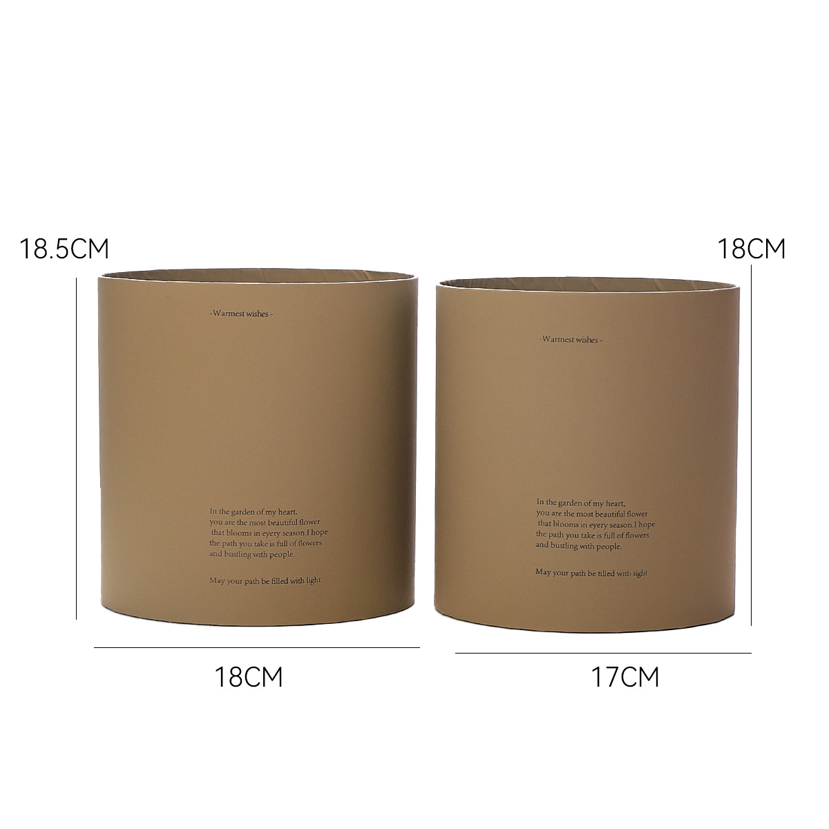 Cuatro colores cordier esmerilado sensación de piel abrazar barril flor caja de embalaje flor florista caja de embalaje de regalo