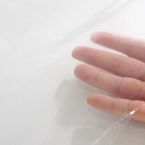 Amazon Bestseller 0.13mm Transparent PVC Straight Edge Oil and Heat Proof Tablecloth Living Room Coffee Table Dust Proof Cover Wholesale