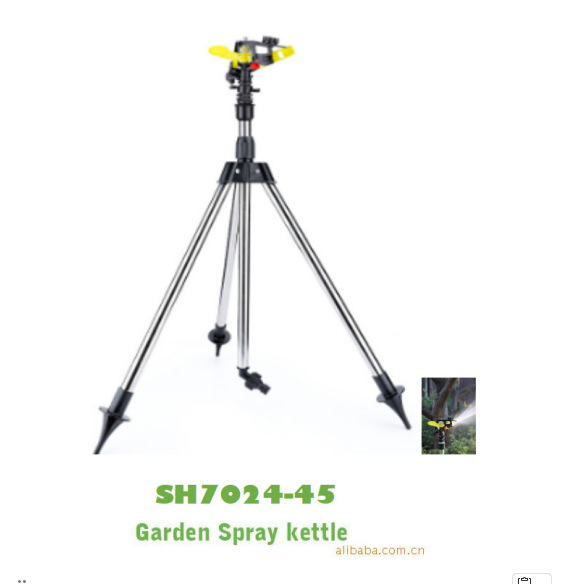 灌溉喷水花园浇花三脚架草坪喷灌360度浇水喷头自动旋转洒水器