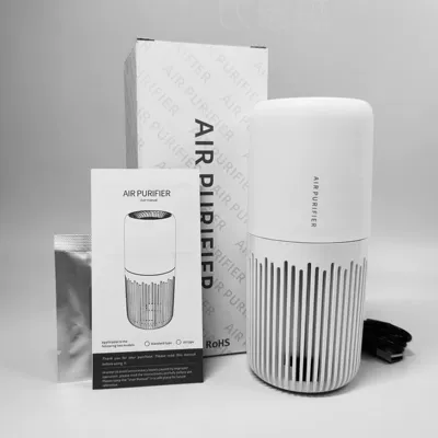 New Negative Ion Car Air Purifier Smart Desktop Small Purifier Cross-Border Car Gift Aromatherapy Machine (Hava təmizləyiciləri) - uv-uv