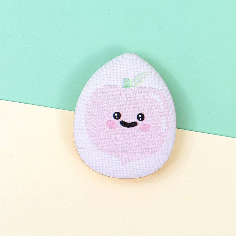 Polvo de dedo personalizado mini pulgar polvo de pulgar impresión de superficie de la piel concelector pequeño cojín de aire triángulo marshmallow esponja de maquillaje