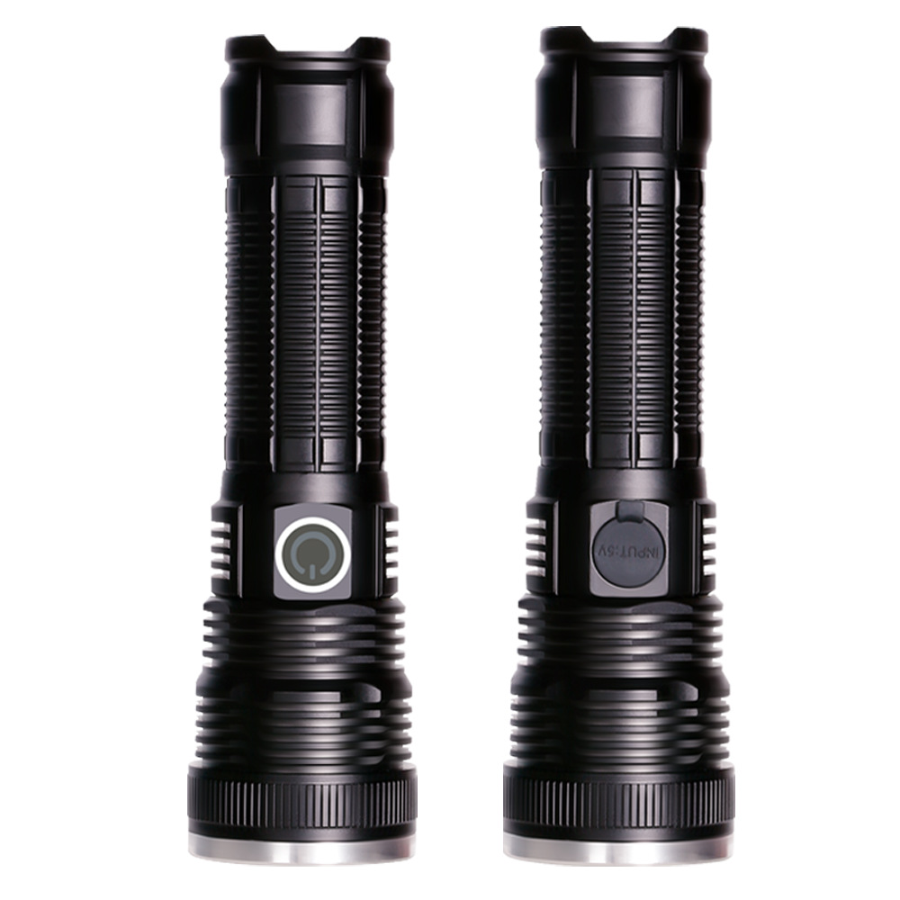 Cross-border USB recargable P50 linterna de iluminación de emergencia al aire libre linterna LED de luz fuerte linterna zoom