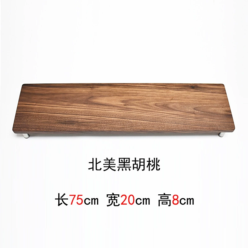 Solid wood computer display frame LCD TV frame office desktop keyboard storage new products