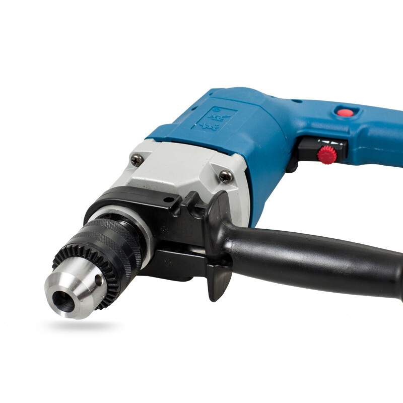 Dongcheng taladro eléctrico de mano hacia adelante y hacia atrás puede ajustar la velocidad de la herramienta eléctrica de taladro de agujero abierto de alta potencia 1450 rpm J1Z-FF0