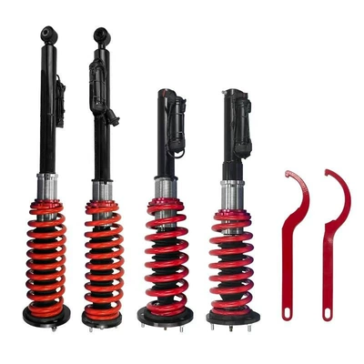 adjustable body height, damping system
