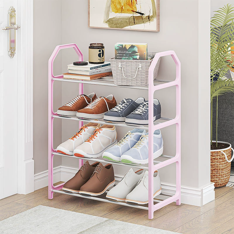Stainless Steel Shoe Cabinet Multi-tier Shoe Rack Budget from Yomiego