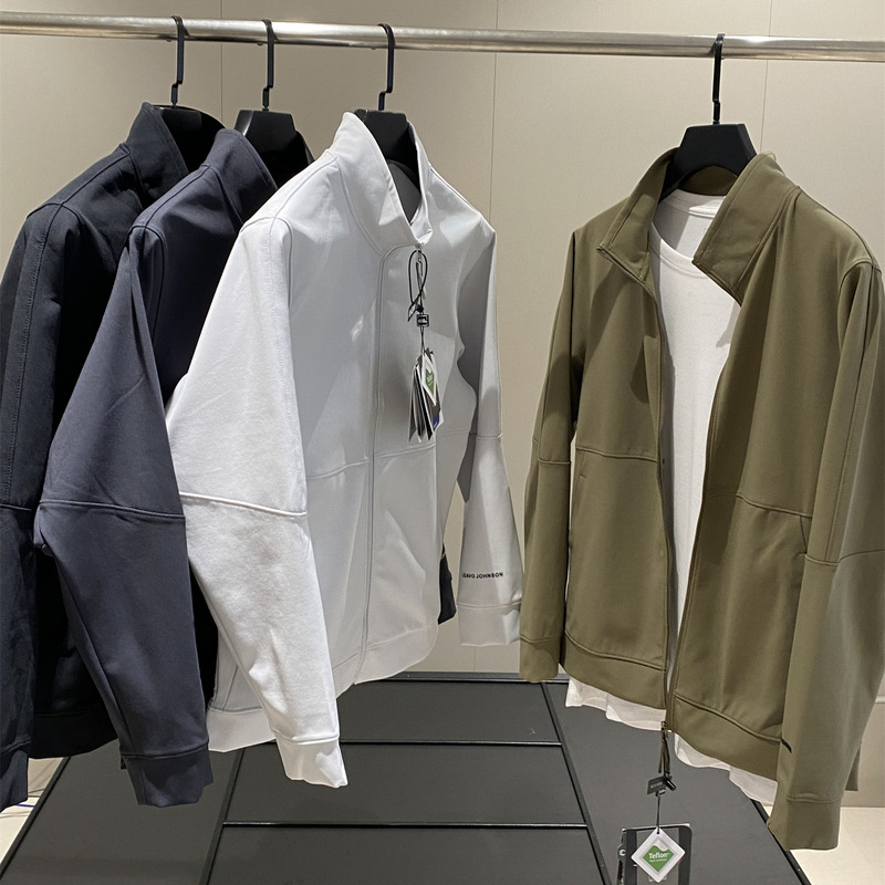 Wang bombed the main push! Italian Leavo Johnson Sport Simple All-match Collar Jacket for Men