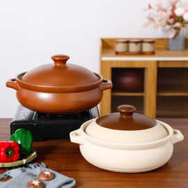 养生火锅煲土砂锅加大号猪肚鸡耐高温燃气明火煲汤锅炖锅商用新款