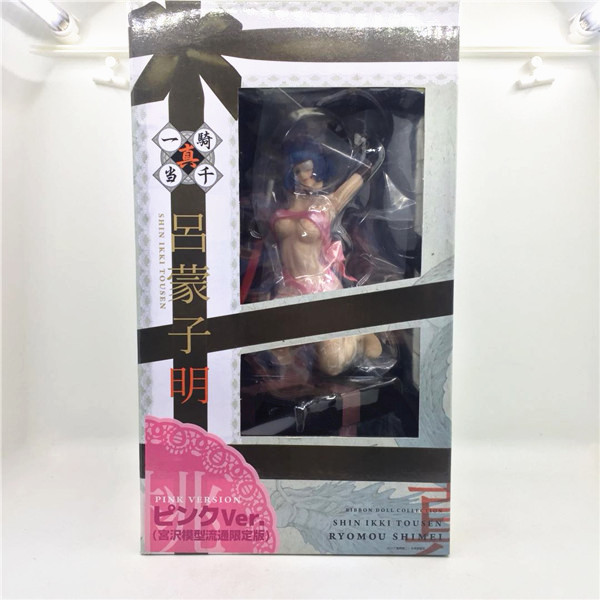 애니메이션은 실제로 손으로 이루어집니다. 한 수 천의 GUAN YU 구름 긴 레드 블루 LV MENG ZI MING 핑크 블랙 모델