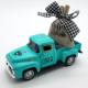 12.5cm Pickup Alloy Car Printing LOGO Crafts Ornaments Gift Simulation Forte F100 Pickup Classic Car