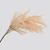 Model room soft dressing field simulation plastic fake flower modern Nordic dried flower simulation 104cm2 head reed bouquet