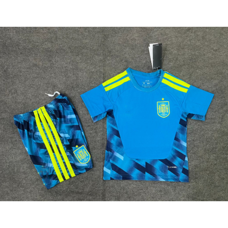 2026 Copa del Mundo de fútbol infantil trajes de mangas cortas pantalones cortos Argentina Alemania Francia niños y niñas secos rápidos image 13