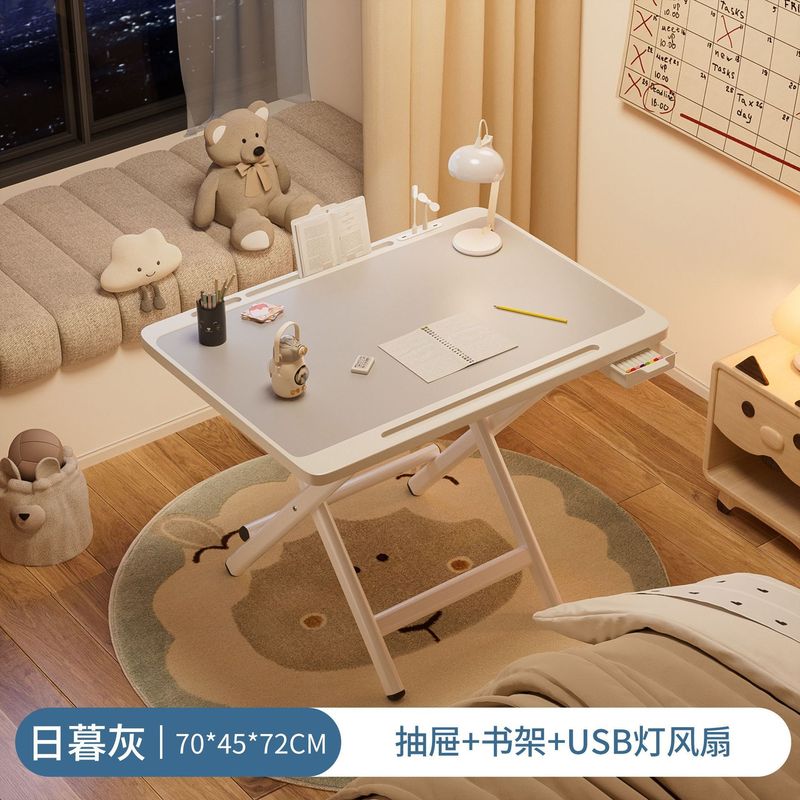 新款学习桌折叠免安装折叠桌便携儿童桌卧室书房耐用卧室宿舍桌子|undefined