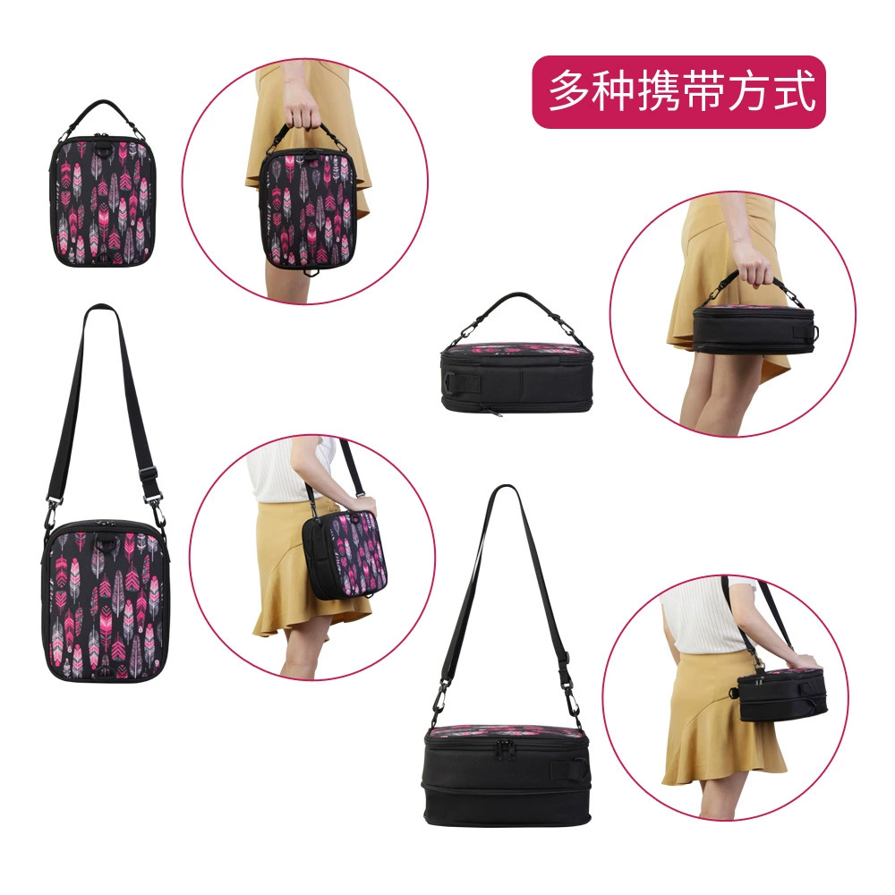 Capacious thermos, bag, handheld purse