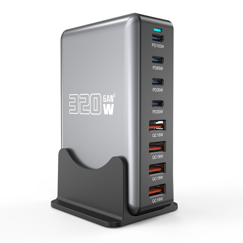 600W窒化ガリウム充电器20V5Aハイパワー携帯电话タブレットノートブックユニバーサルデスクトップ充电スタンド600W|undefined