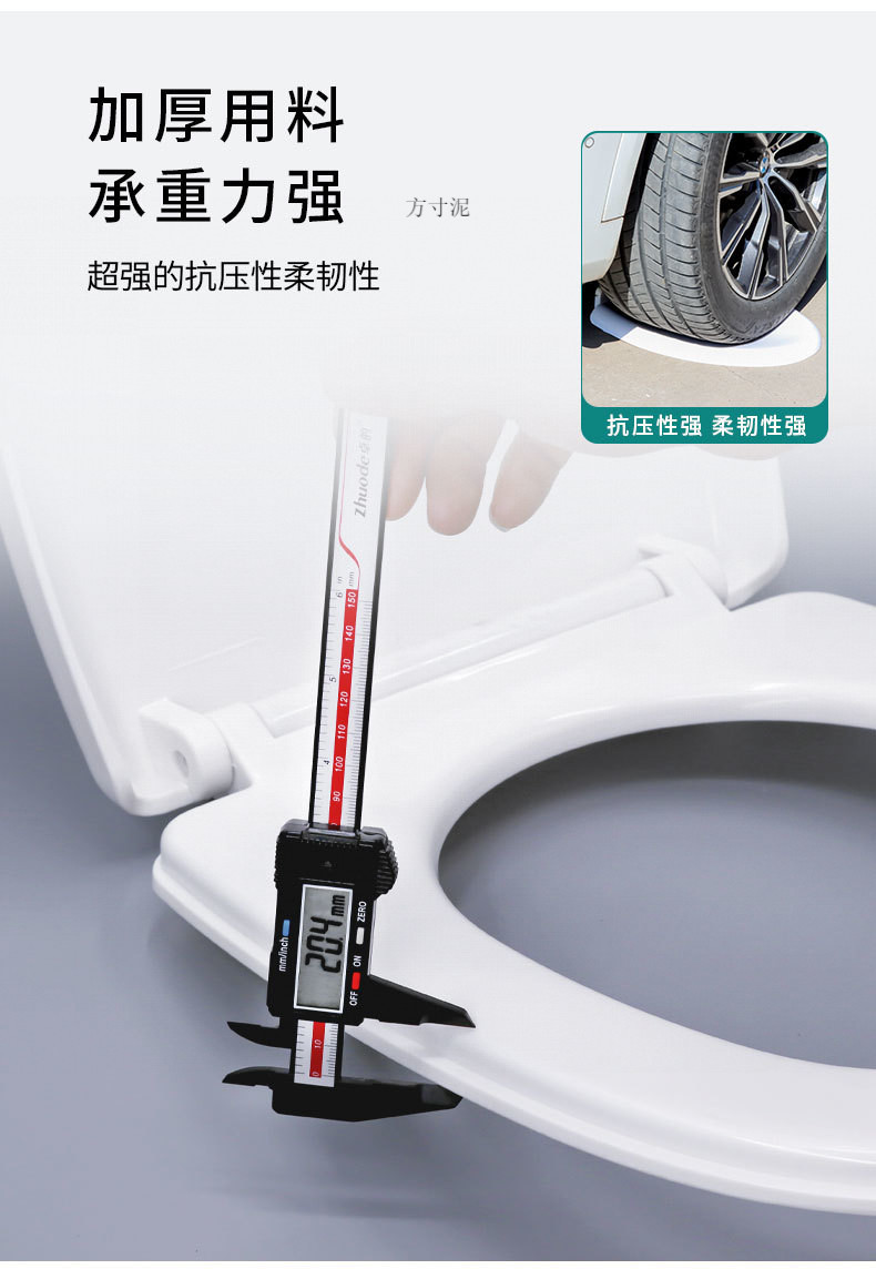 Household universal thickened slow-lowering old-fashioned U-shaped toilet seat cover, toilet board, toilet seat and toilet seat ring accessories factory undefined