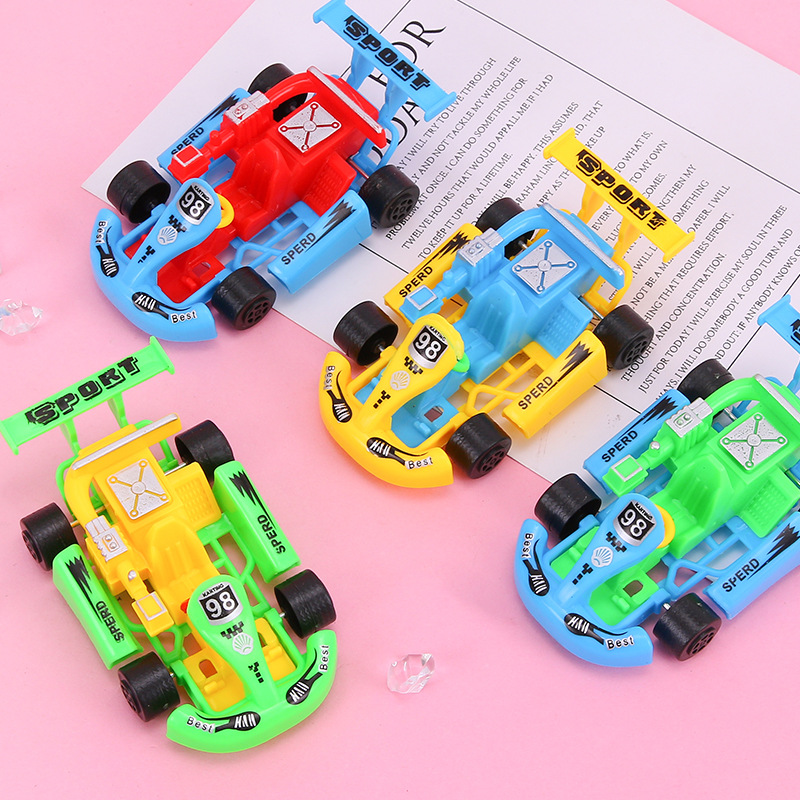 Tire hacia atrás Kart modelo de coche de carreras Tire hacia atrás coche de juguete para niños puesto de coche de juguete regalo de jardín de infantes