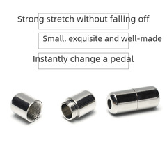 1.99運費一件代發半圓免綁免系彈力鬆緊懶人鞋帶金屬膠囊鞋扣鞋帶