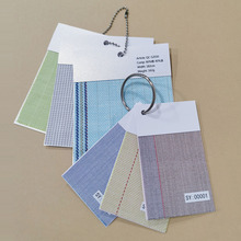 面料折头色卡服装窗帘家居布料皮革纺织品样品卡标记样卡纸印刷