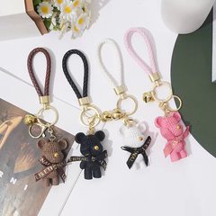 漫画樹脂ウールクマキーホルダーかわいい人形ファッションペンダントカップル人形バッグペンダントギフト卸売