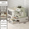 Acrylic Coffee Rack-White Small 6 Dividers [Double Drawers]