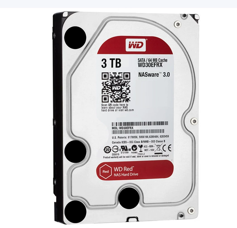 Подходит для NAS-диска с интерфейсом SATA Western Digital 18TB (WD181KFGX) Red Disk Pro