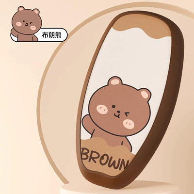 Electric Vehicle Seat Cover, Battery Electric car cushion - brown-bear-s-size