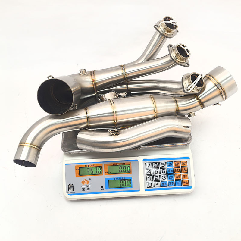 Suitable for 21-25 Mt09 Fz09 Motorcycle Modified Exhaust Pipe, New Mt/Fz09 Front Bend Pipe