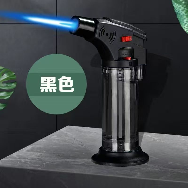 艾灸专用点火神器点艾条打火机锁火弯头透明塑料焊枪充气火机直冲|undefined