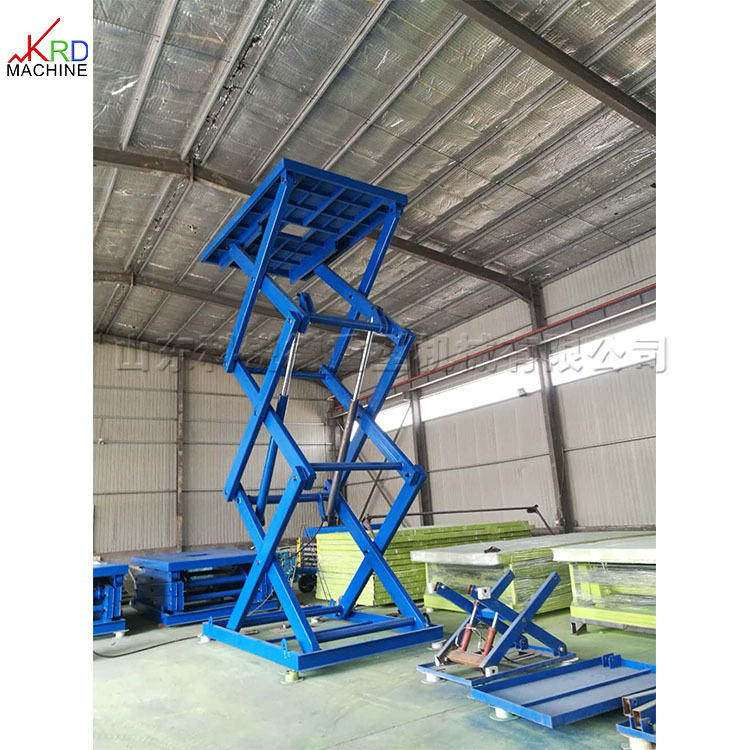 液压剪叉式升降机  四柱固定式停车场设备 自行式升降车库供应